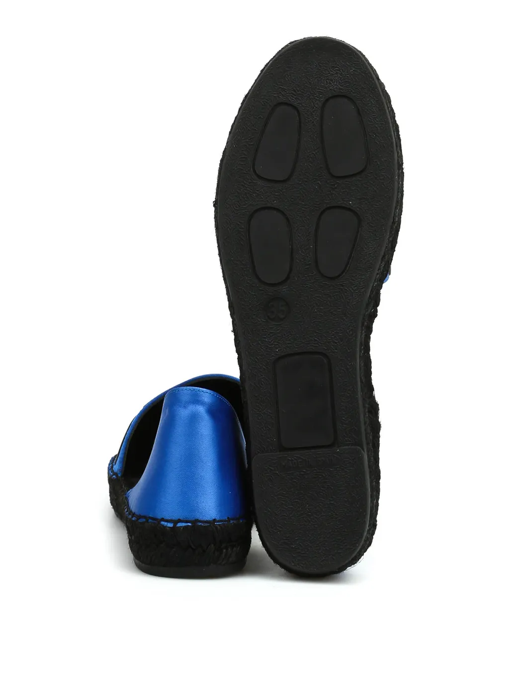 Logo Satin Flats