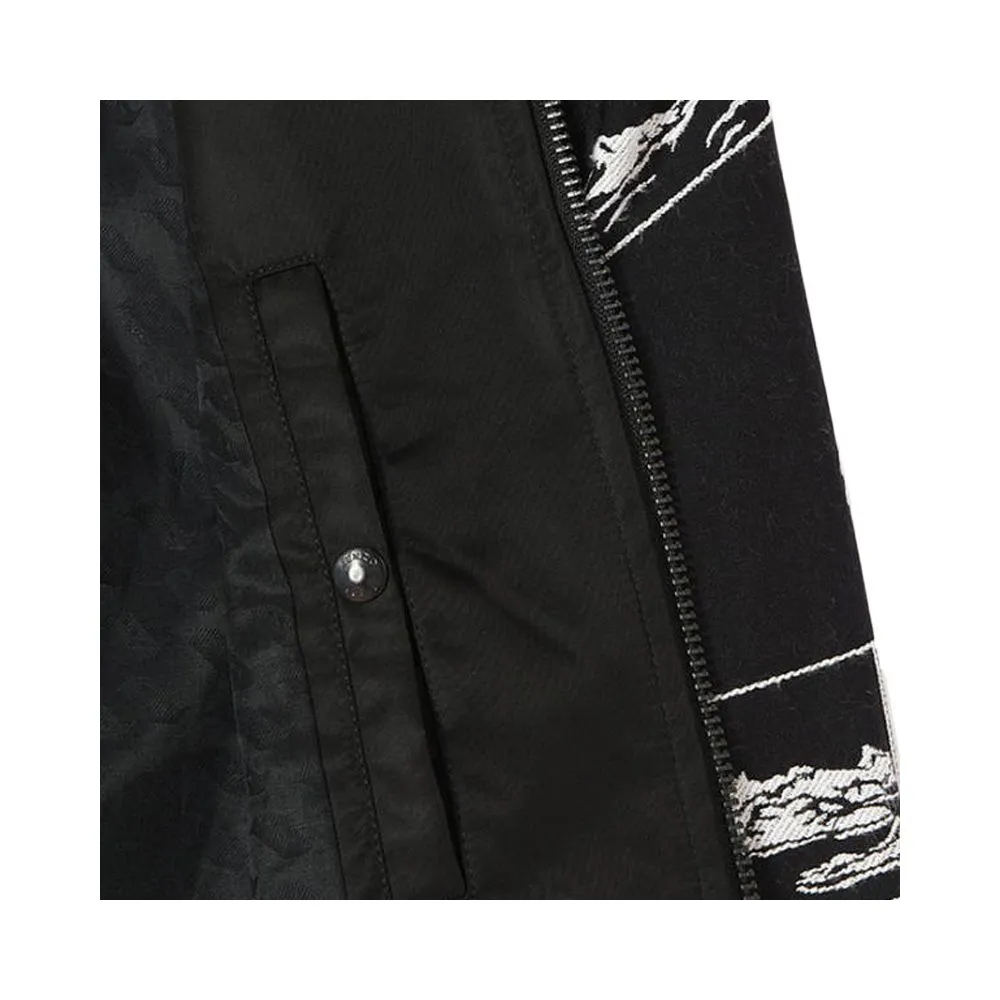 Printed Baseball Jacket