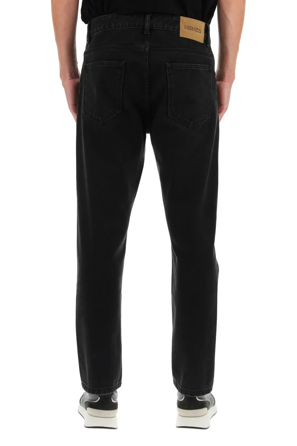 Cropped Tapered Jeans