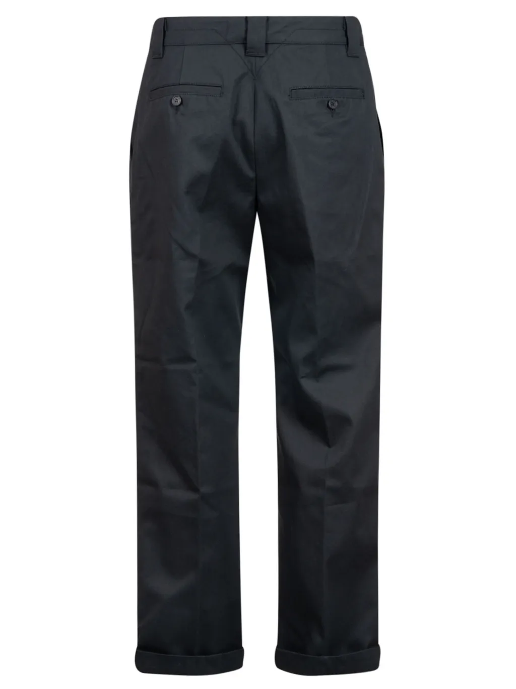 Straight-Leg Cropped Pants