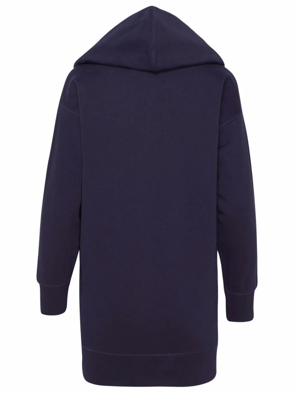 Embroidered Long Logo Hoodie