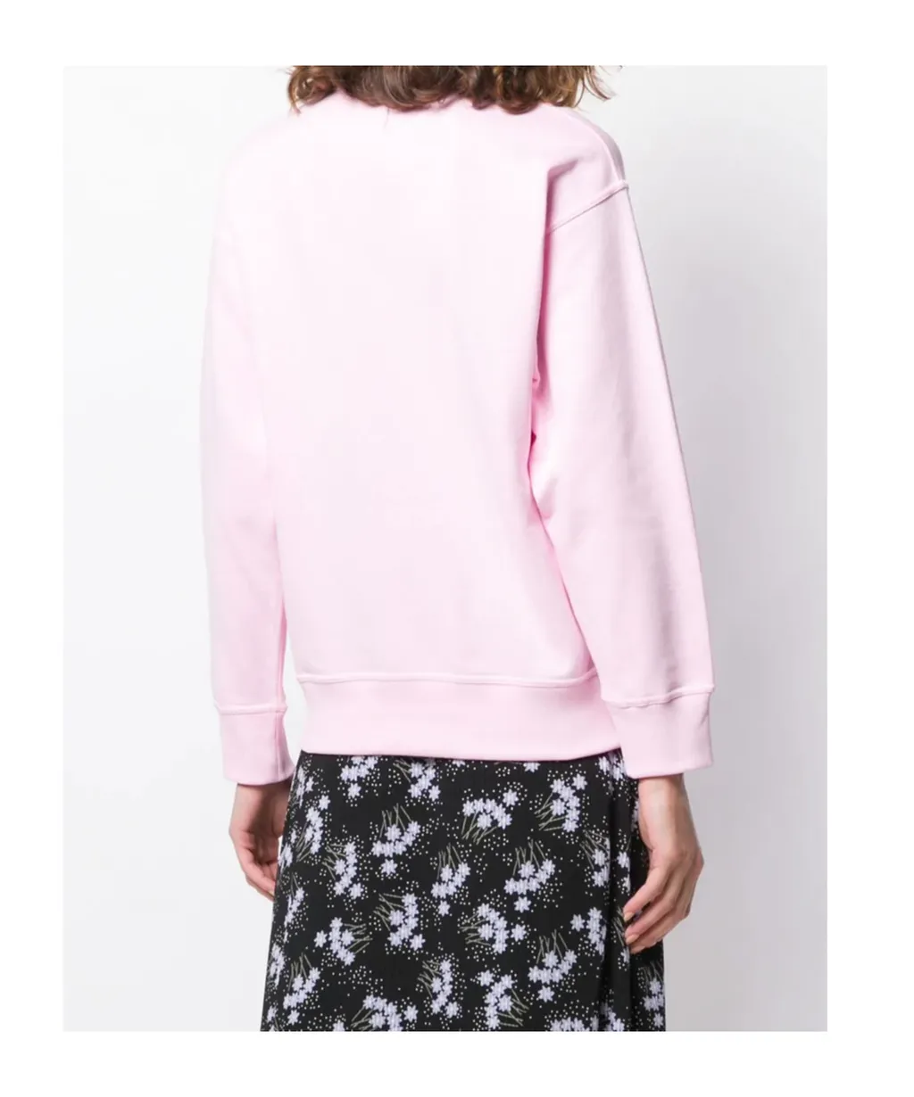 Embroidery Rose Logo Sweatshirt