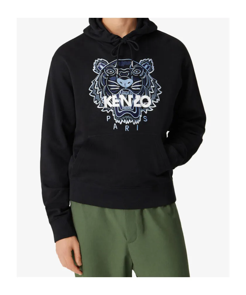 Tiger Embroidered Hoodie