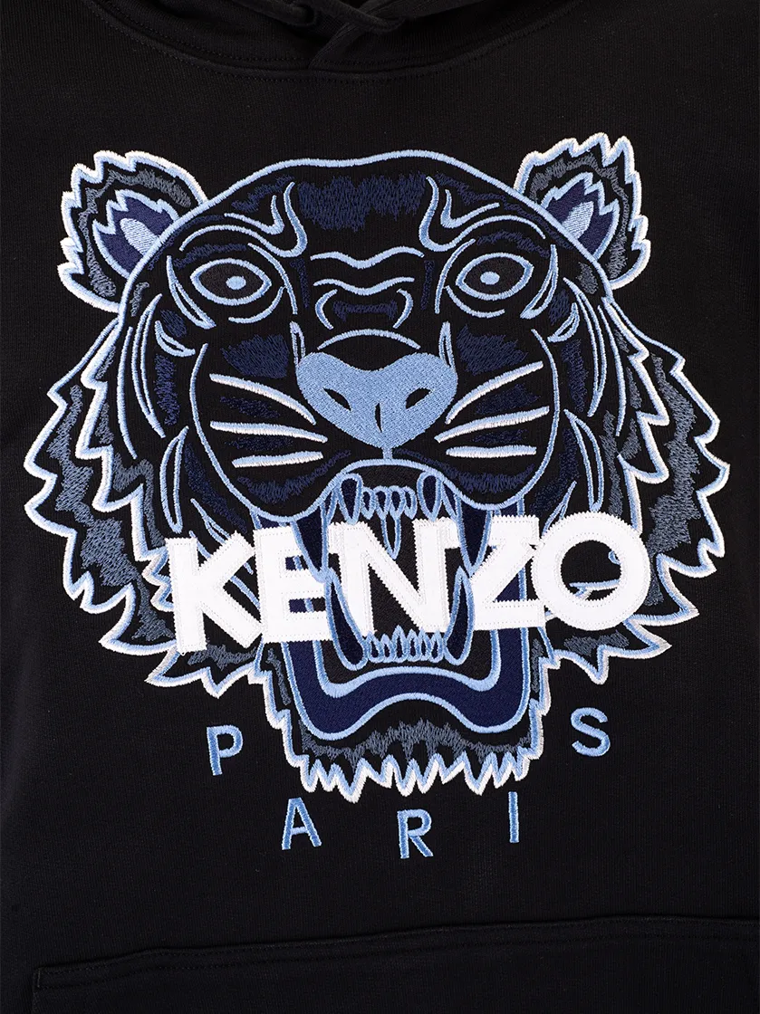 Tiger Embroidered Hoodie