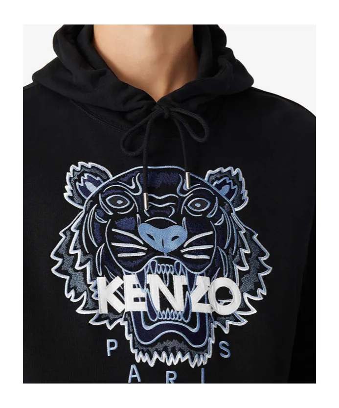 Tiger Embroidered Hoodie