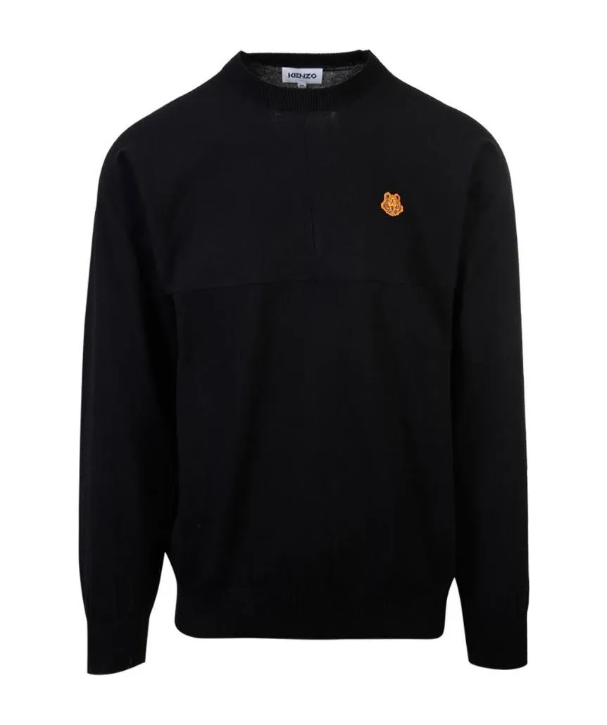 Tiger Crest Knitted Sweater