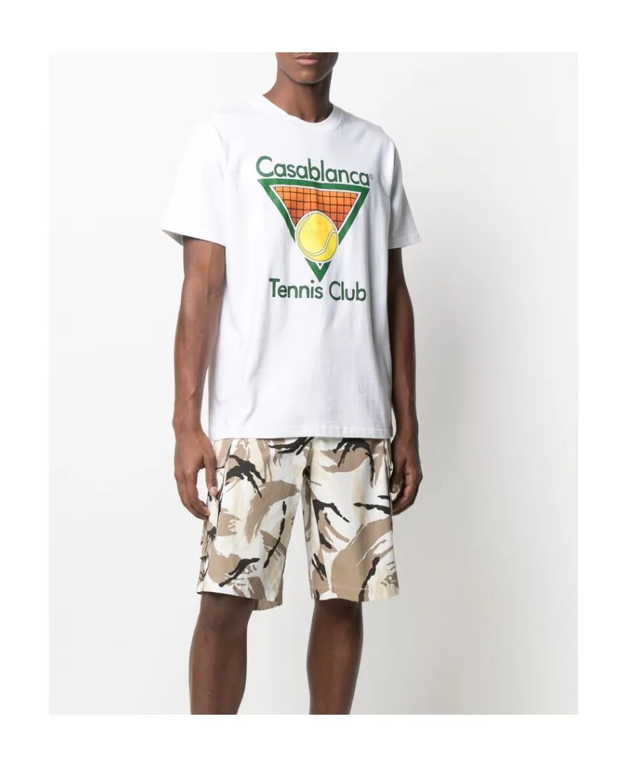 Tropic Camo Print Cargo Shorts