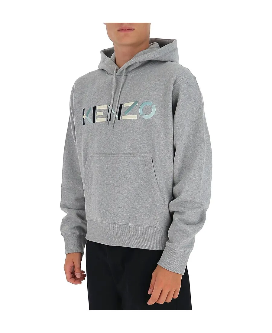 Logo-Embroidered Cotton Hoodie