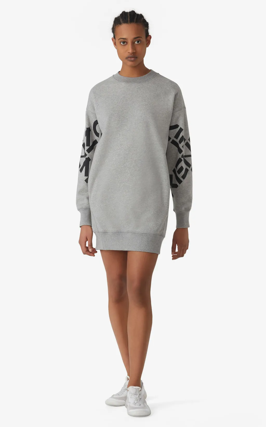 Big X Sweatshirt Dress
