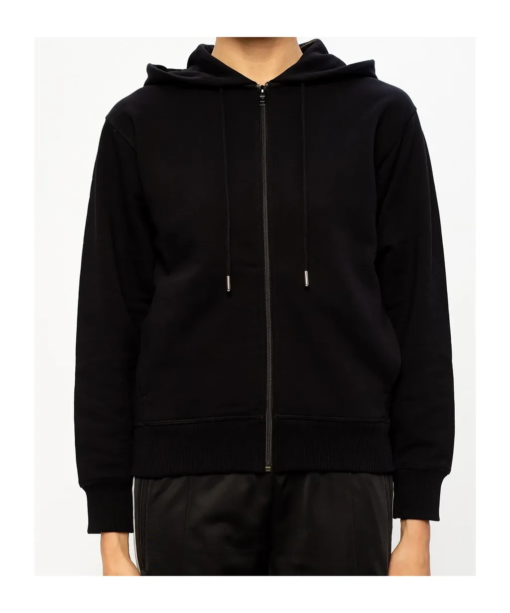 Embroidered Tiger Zip-Up Hoodie