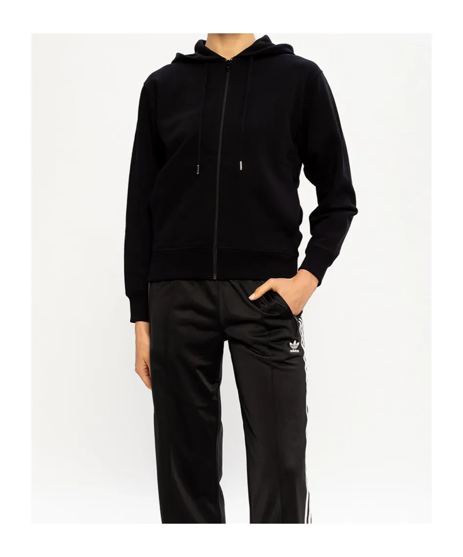 Embroidered Tiger Zip-Up Hoodie