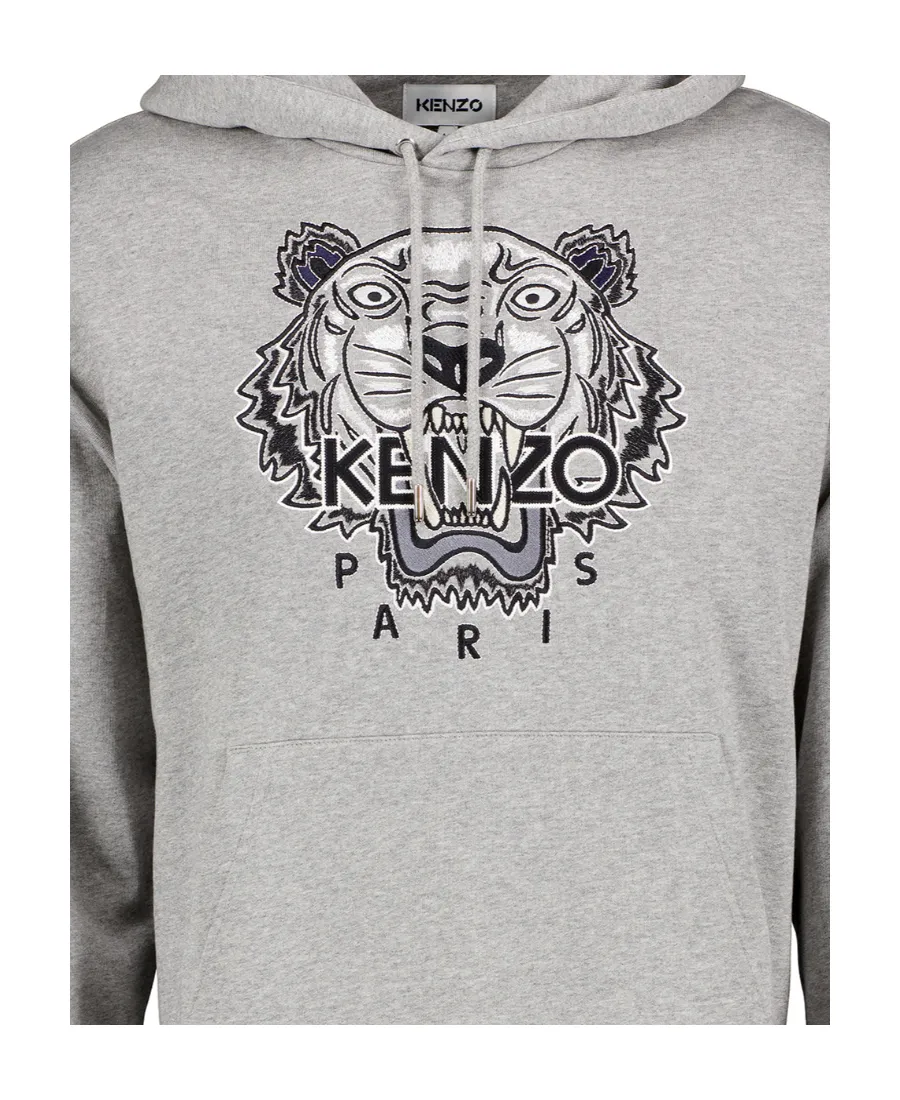 Varsity Tiger Logo-Print Hoodie