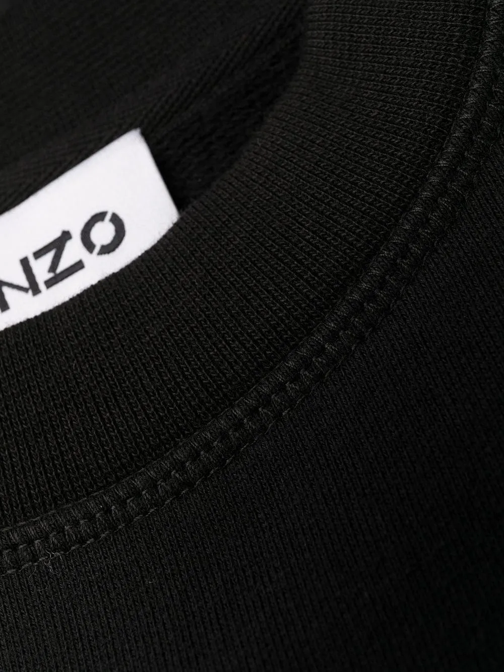 Embroidered-Logo Sweatshirt Dress