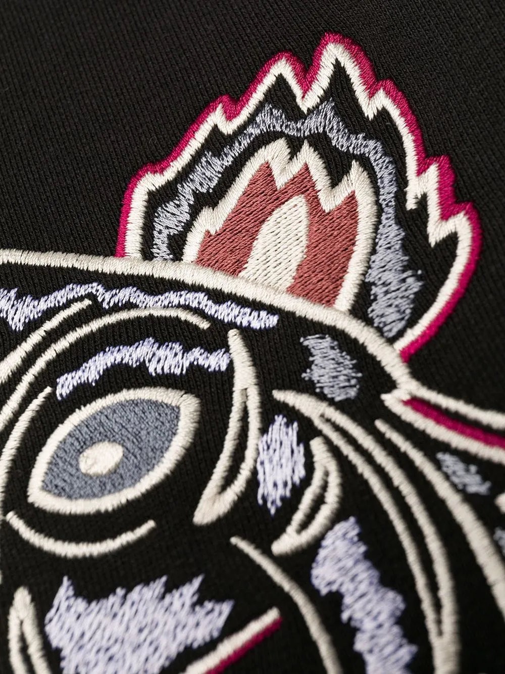 Embroidered-Logo Sweatshirt Dress