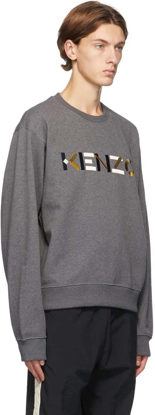 Embroidered-Logo Sweatshirt