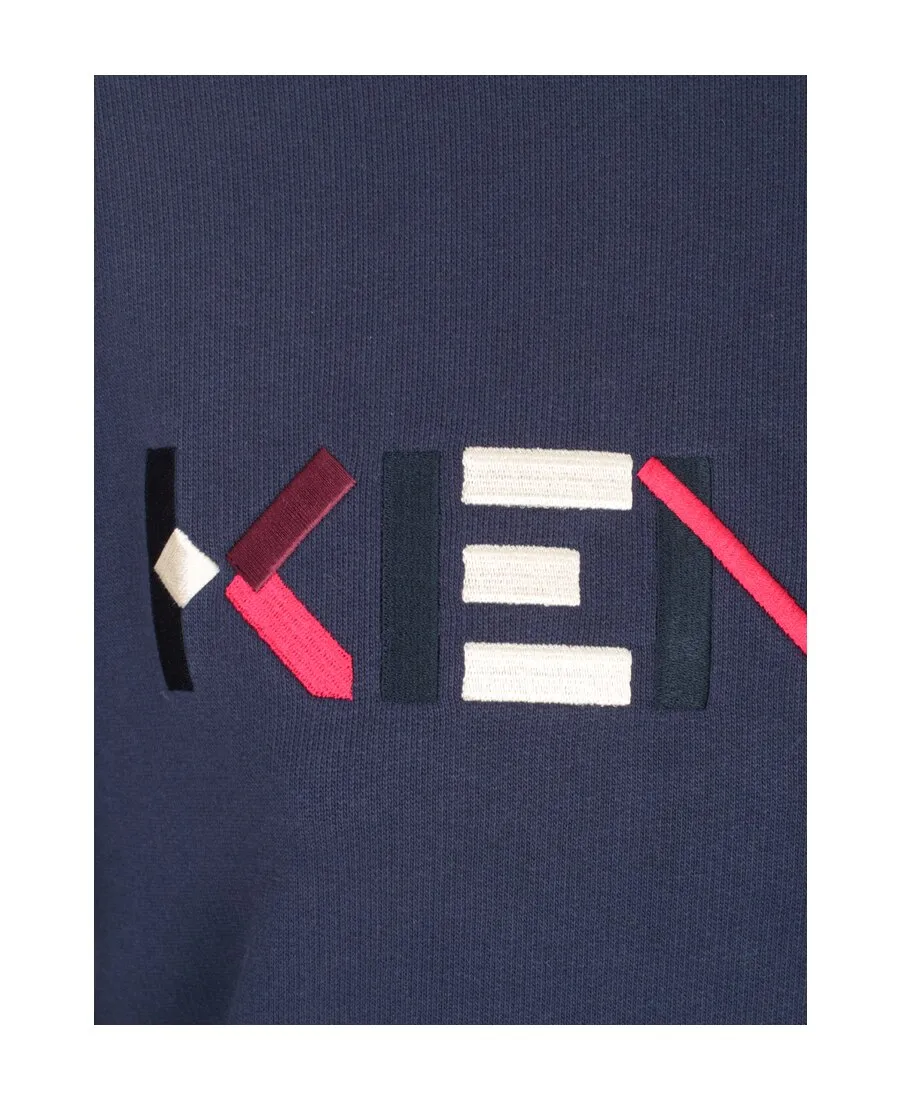 Embroidered Logo Crew Neck Sweatshirt