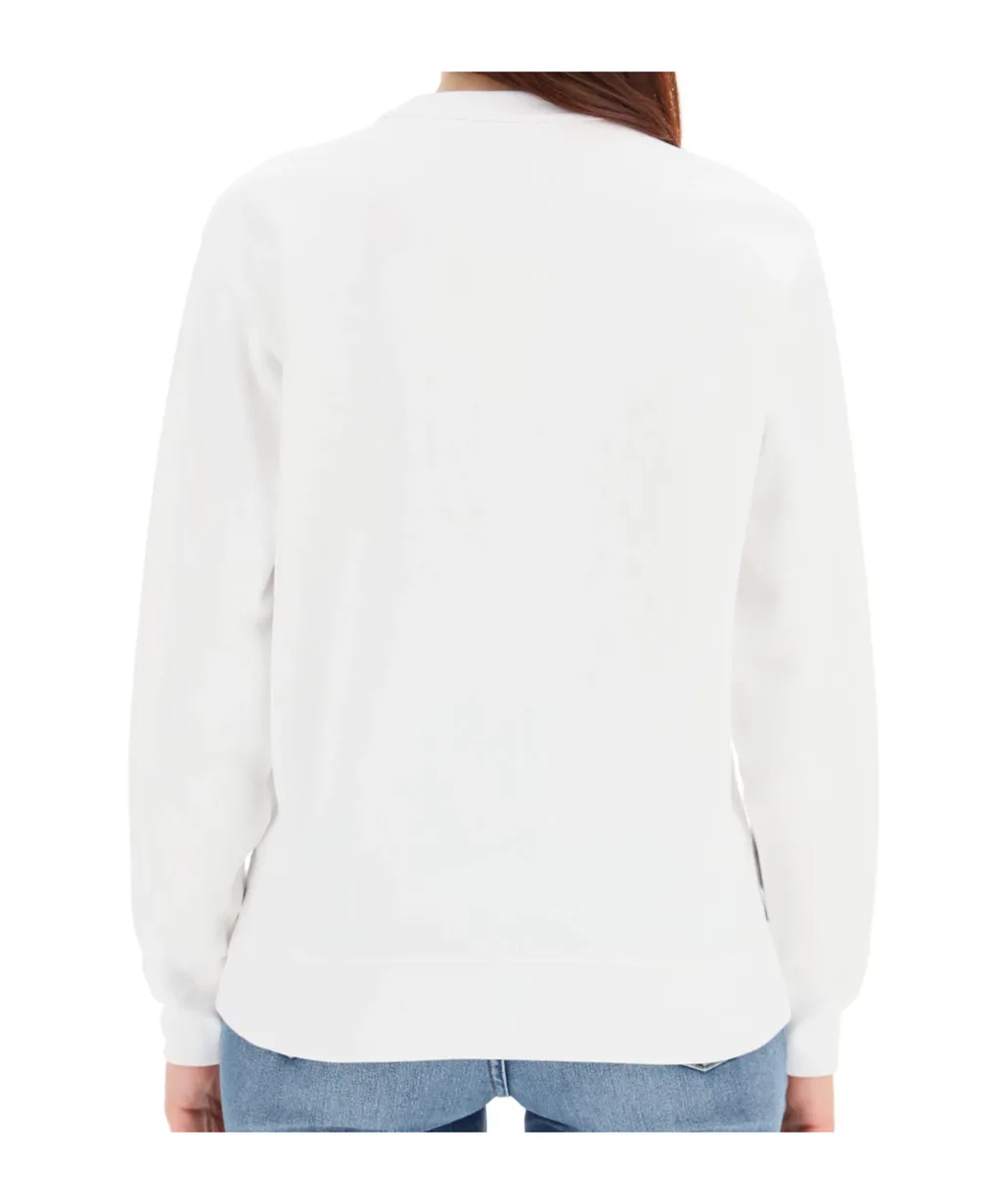 Logo Embroidered Round-Neck Sweatshirt