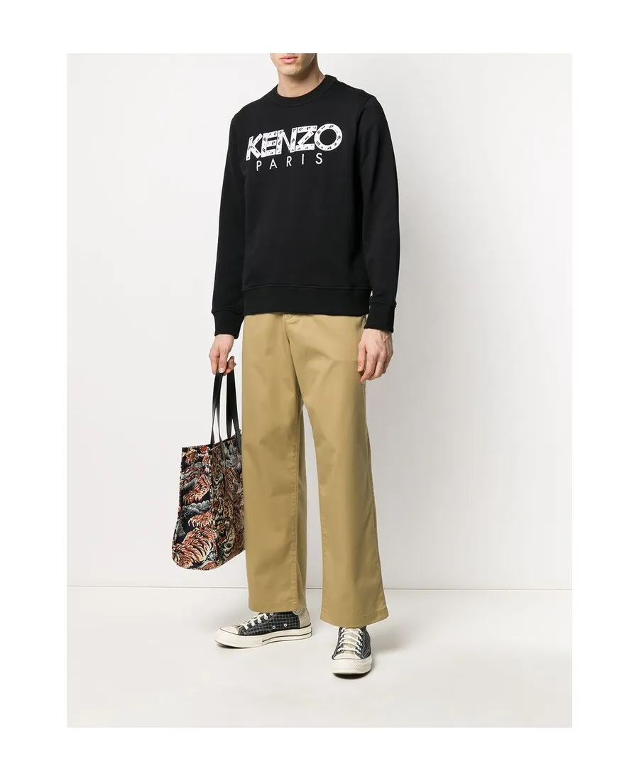 Fishnet Embroidered Logo Sweatshirt