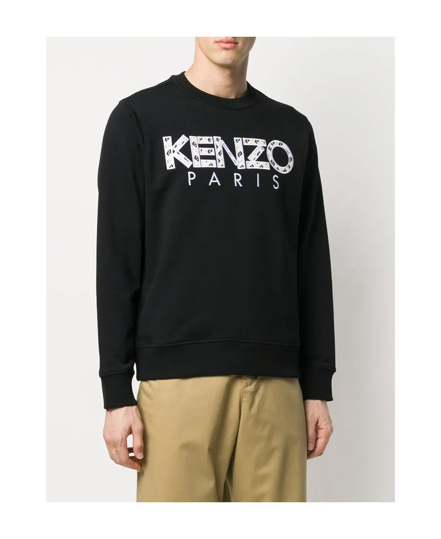 Fishnet Embroidered Logo Sweatshirt