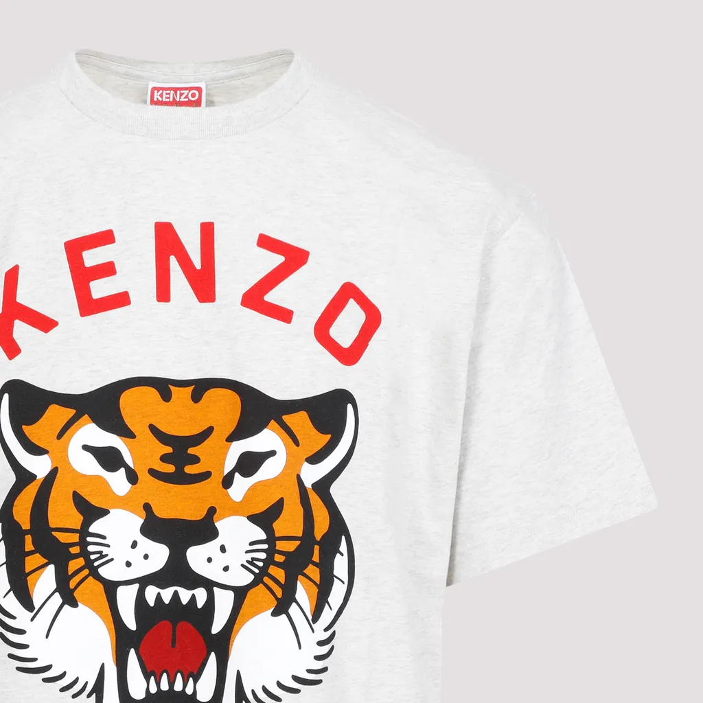 Tiger Printed Crewneck T-Shirt