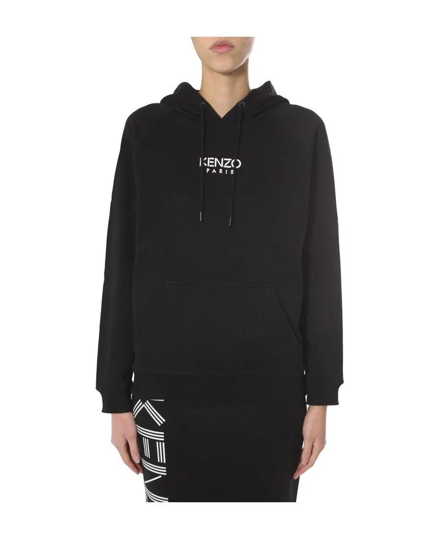 Logo Print Casual Hoodie