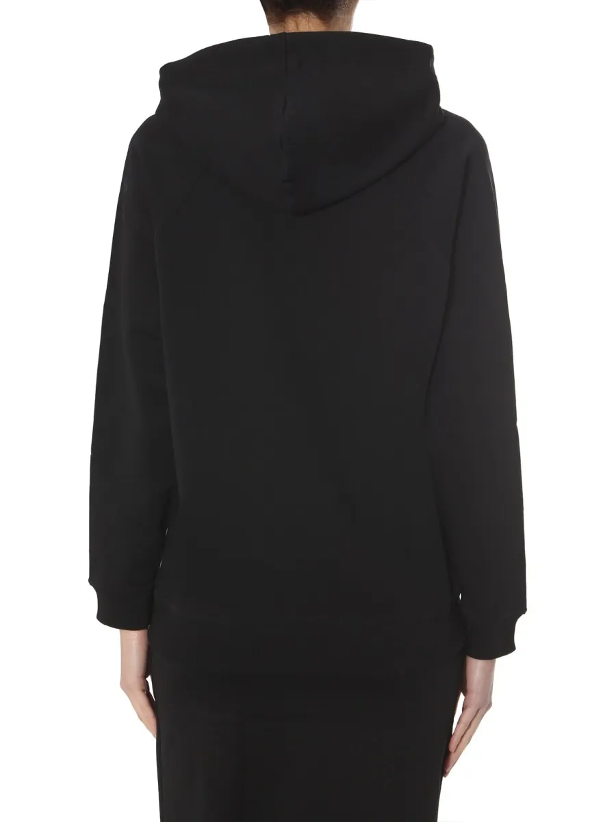 Logo Print Casual Hoodie