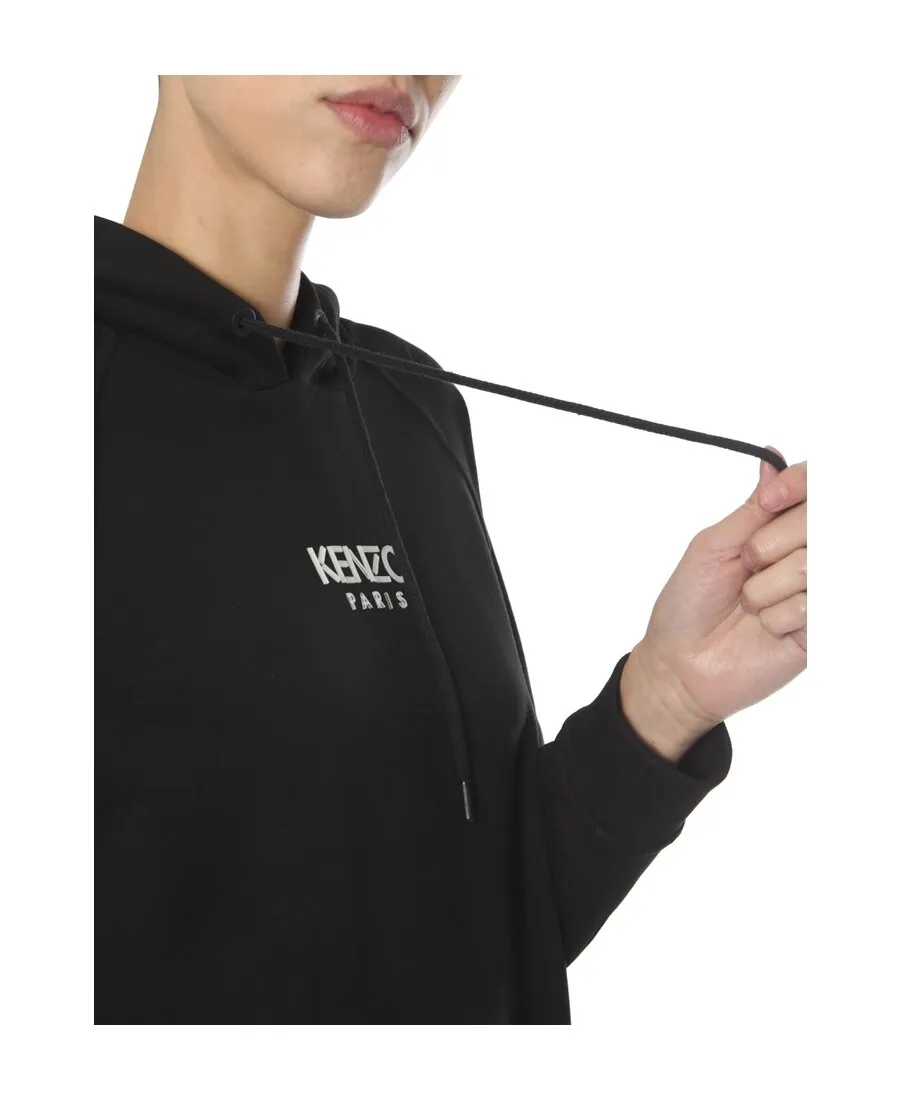 Logo Print Casual Hoodie