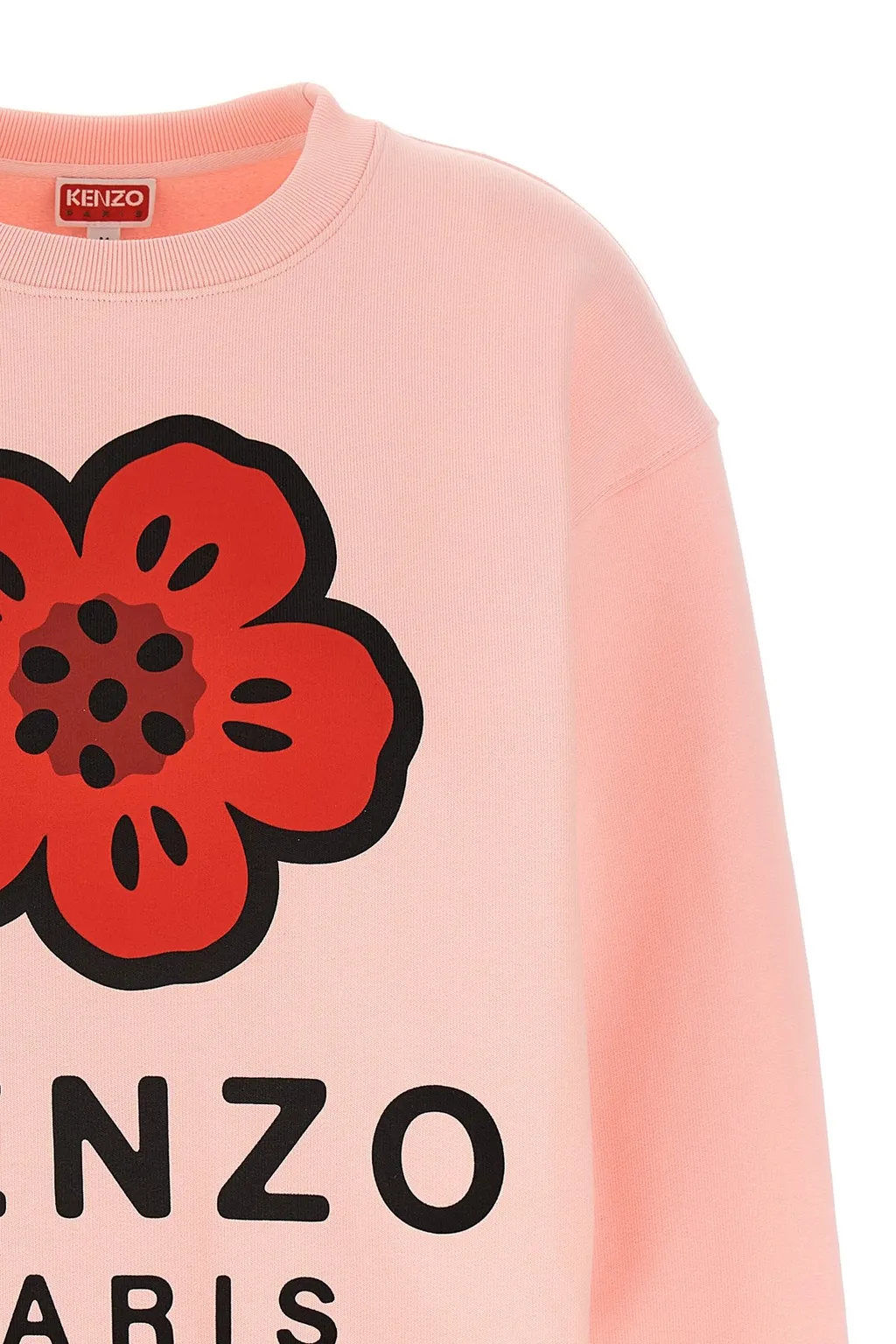 Boke Flower Printed Crewneck Sweatshirt