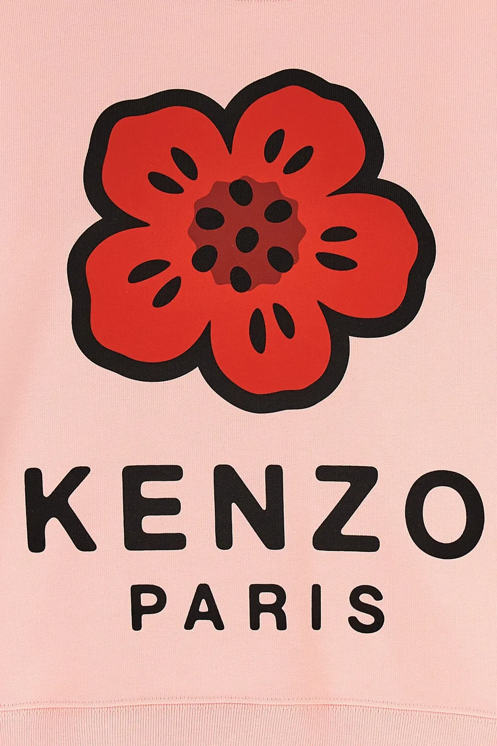 Boke Flower Printed Crewneck Sweatshirt