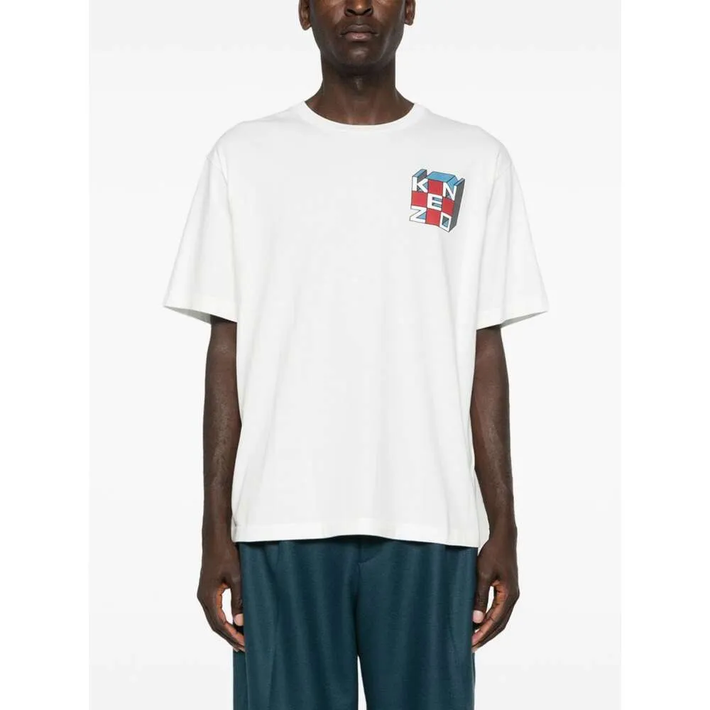 Kube Logo-Printed Crewneck T-Shirt