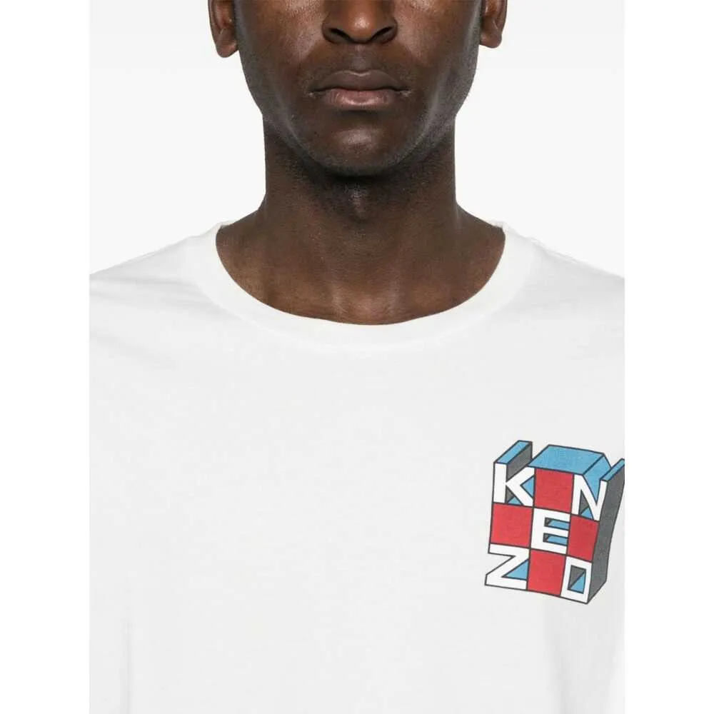 Kube Logo-Printed Crewneck T-Shirt