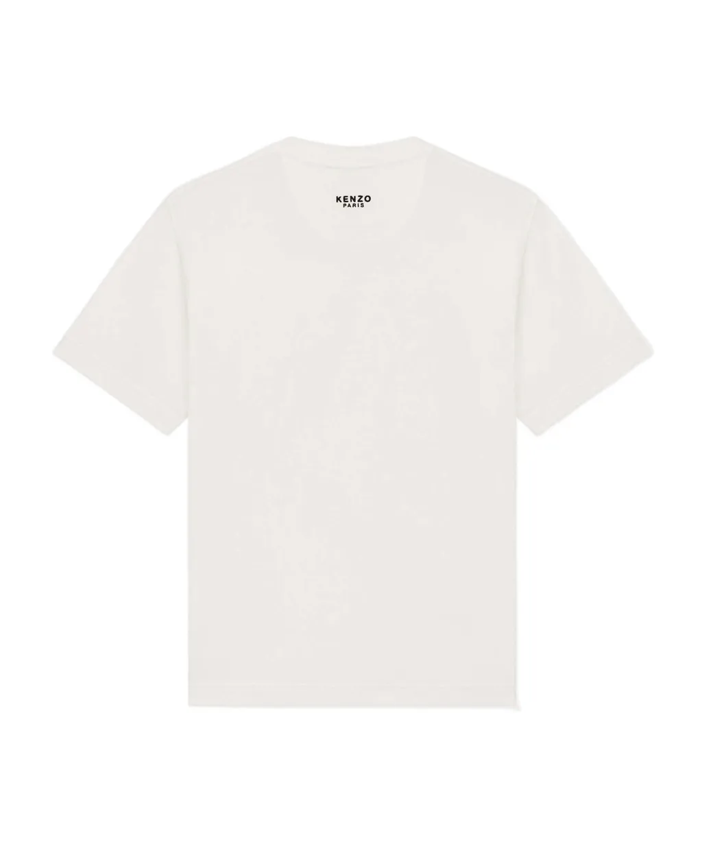 Lucky Tiger Embroidered Crewneck T-Shirt