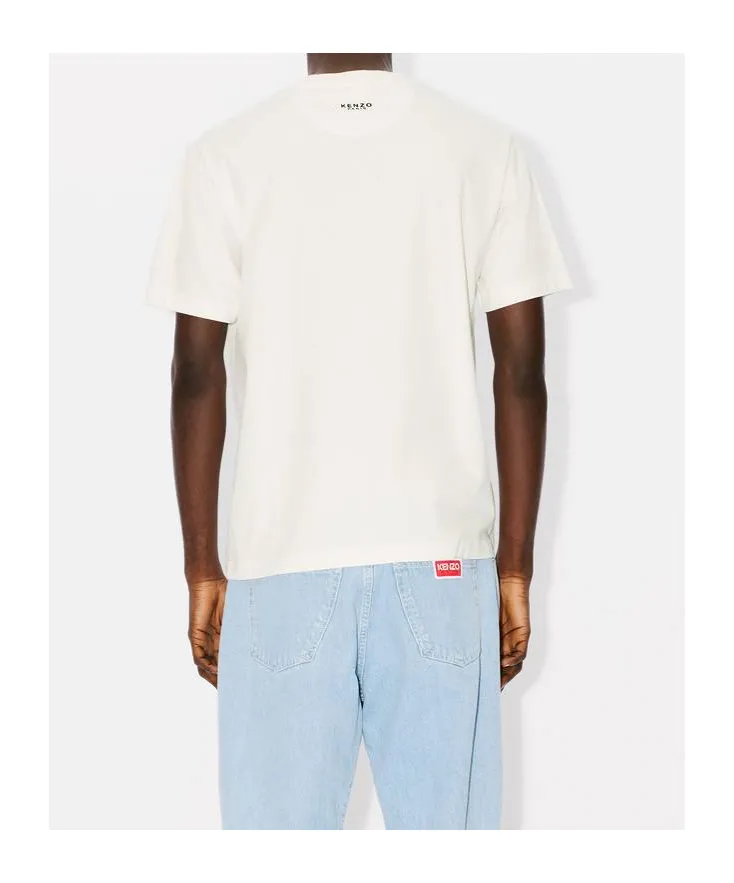 Lucky Tiger Embroidered Crewneck T-Shirt