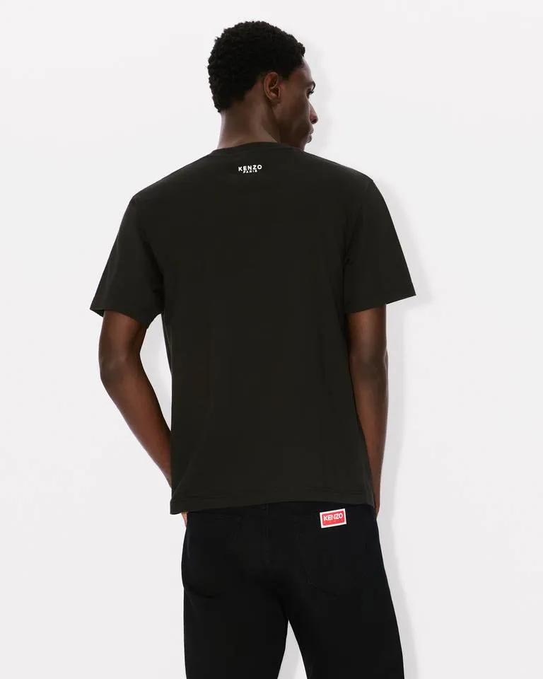 Lucky Tiger Embroidered Crewneck T-Shirt