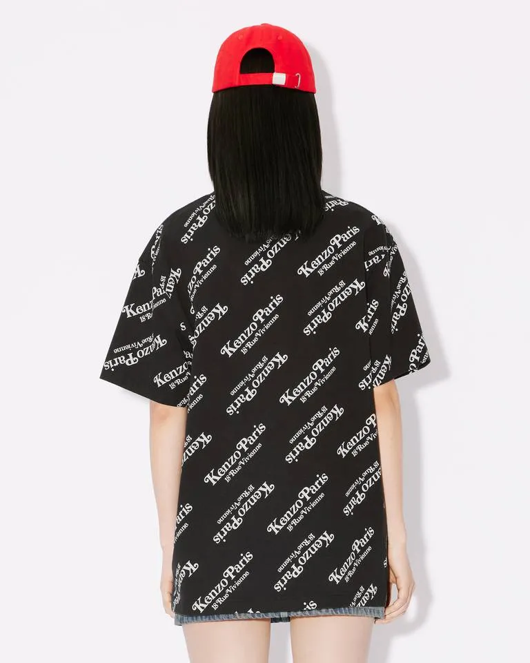 All-Over Logo Printed Crewneck T-Shirt