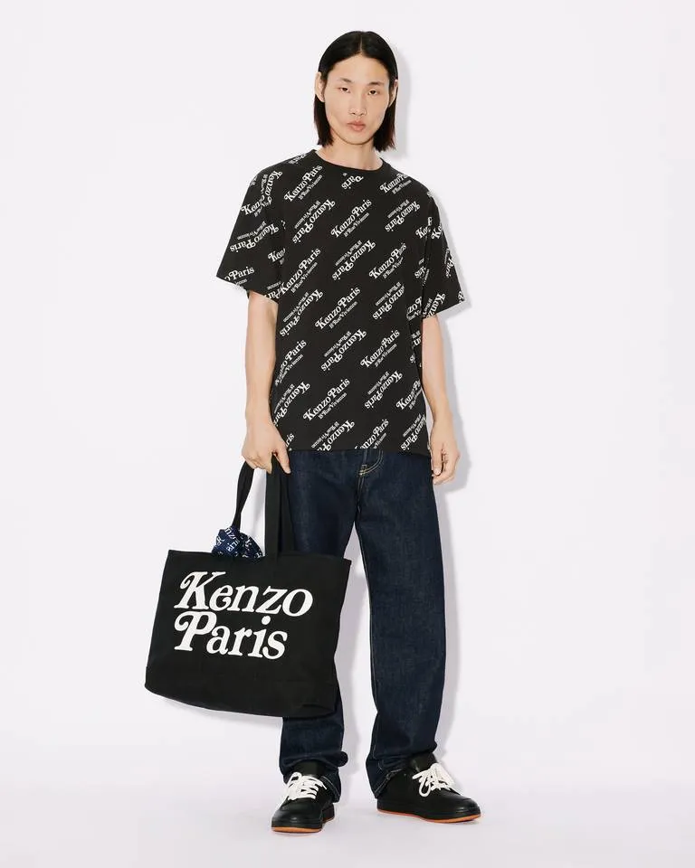 All-Over Logo Printed Crewneck T-Shirt