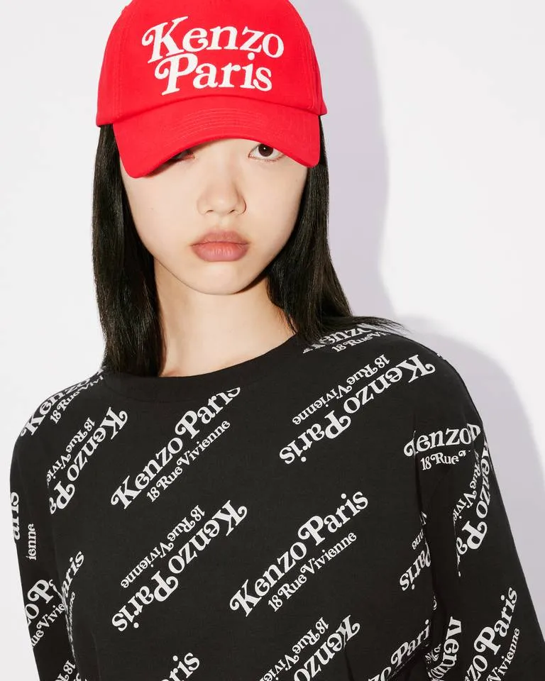 All-Over Logo Printed Crewneck T-Shirt