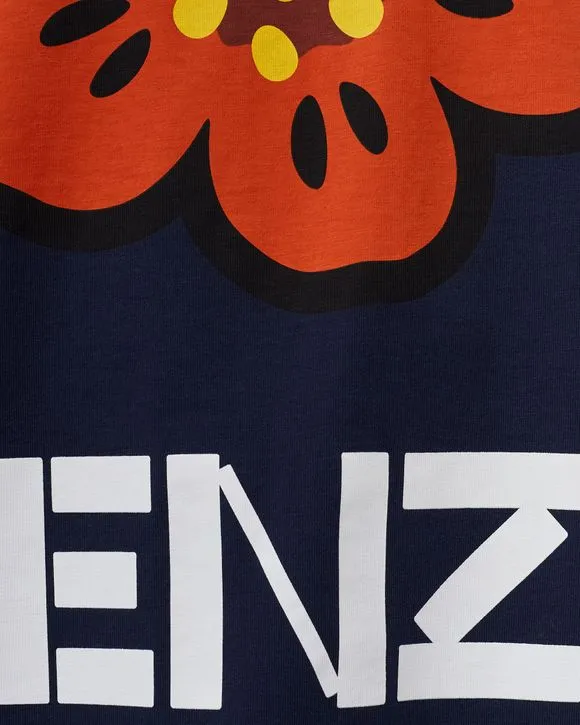 Boke Flower Printed Crewneck T-Shirt