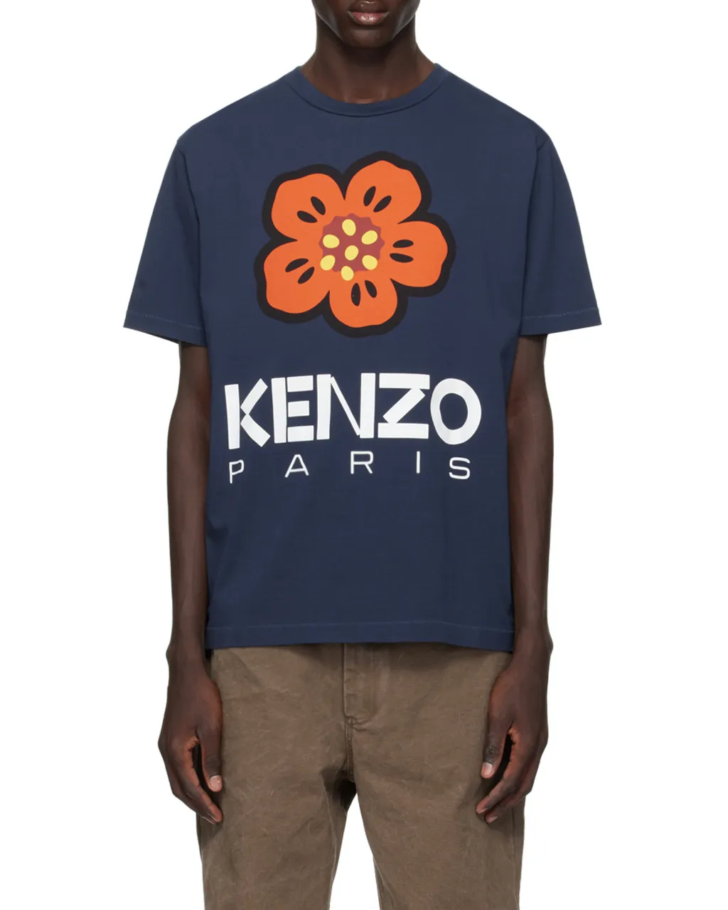 Boke Flower Printed Crewneck T-Shirt