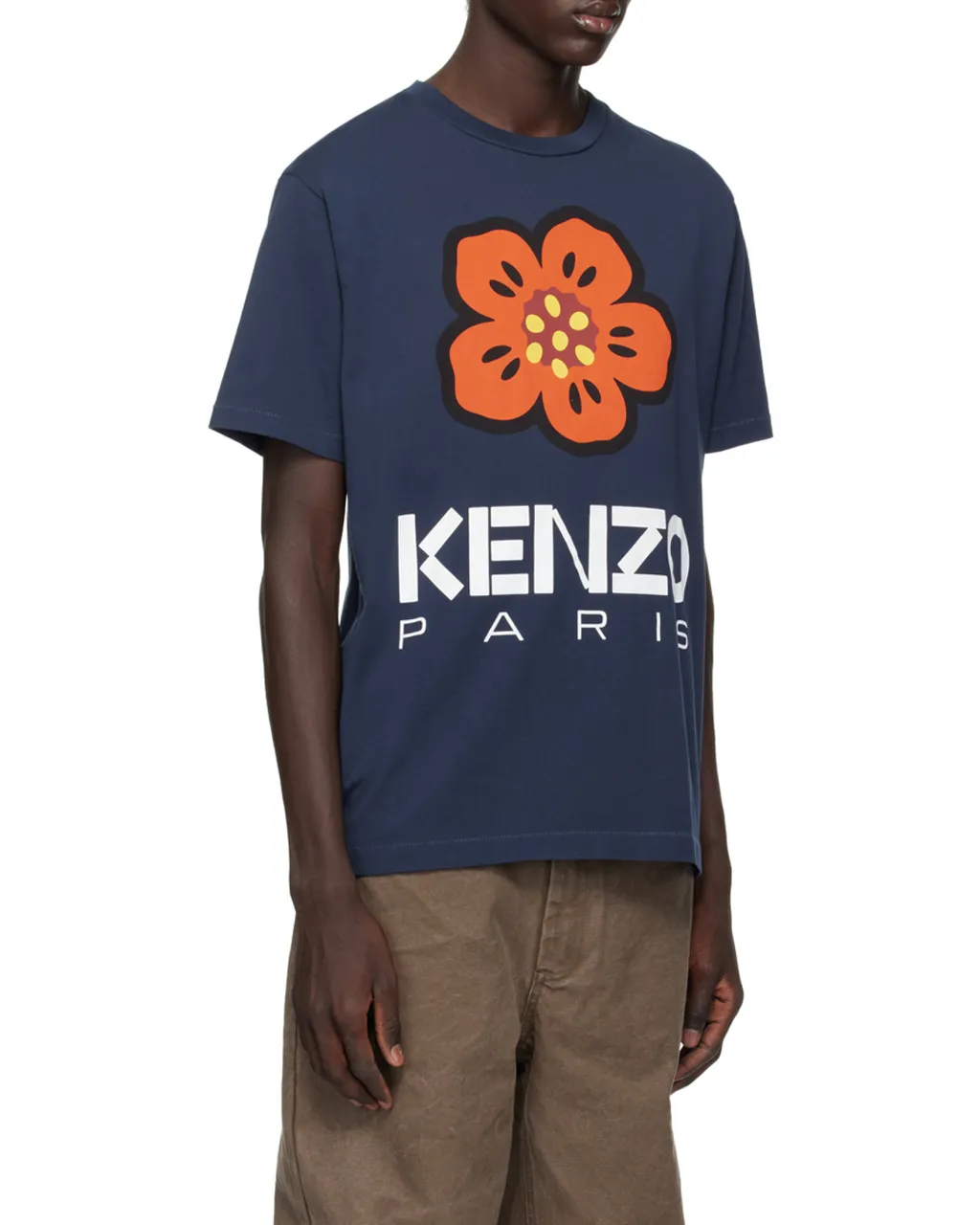 Boke Flower Printed Crewneck T-Shirt