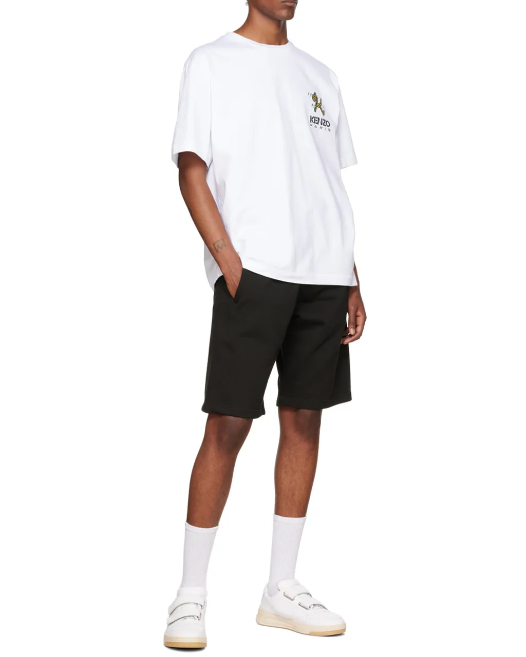 Logo Embroidered Track Shorts