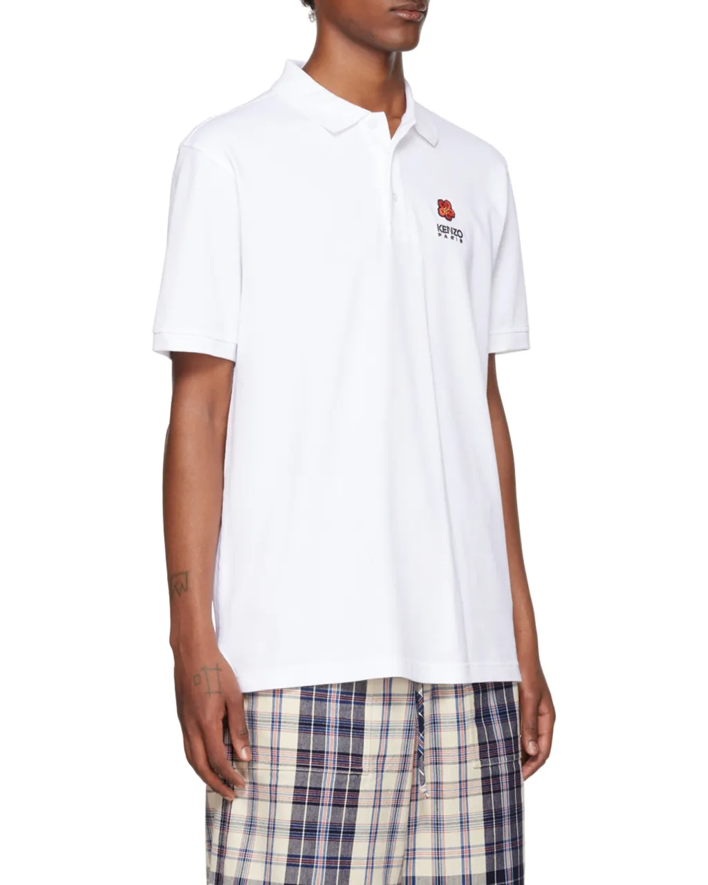 Logo Embroidered Short-Sleeved Polo Shirt
