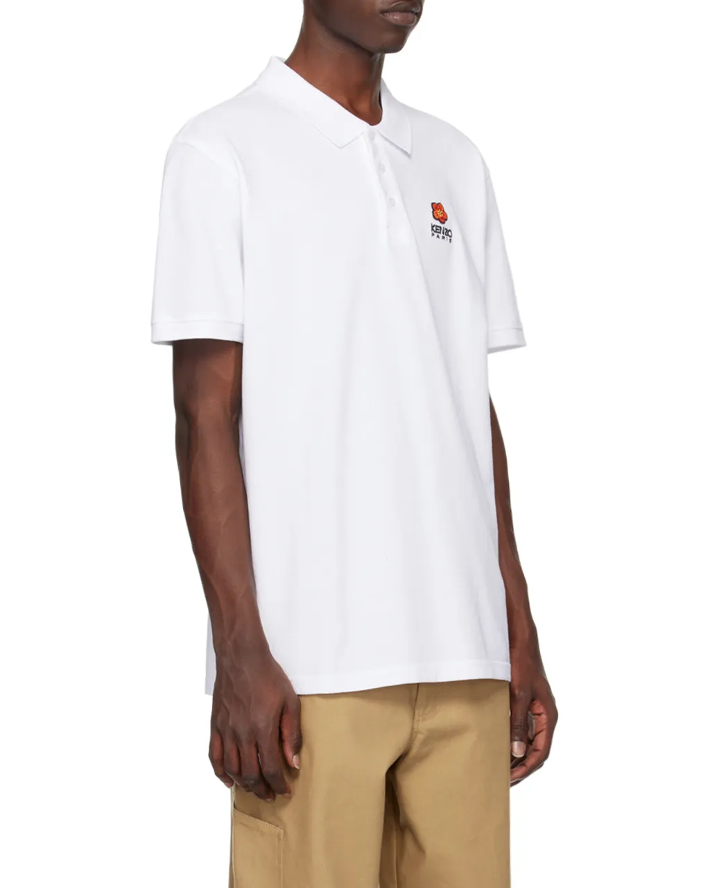 Logo Embroidered Short-Sleeved Polo Shirt