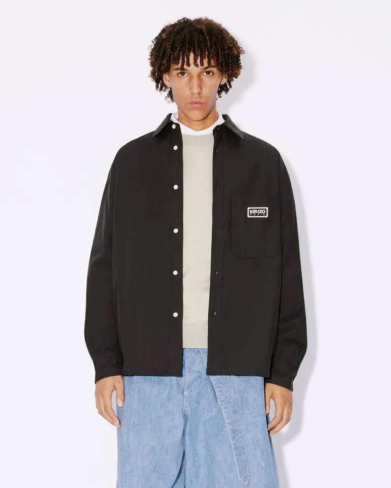 Logo Patch Buttoned Padded Shirt