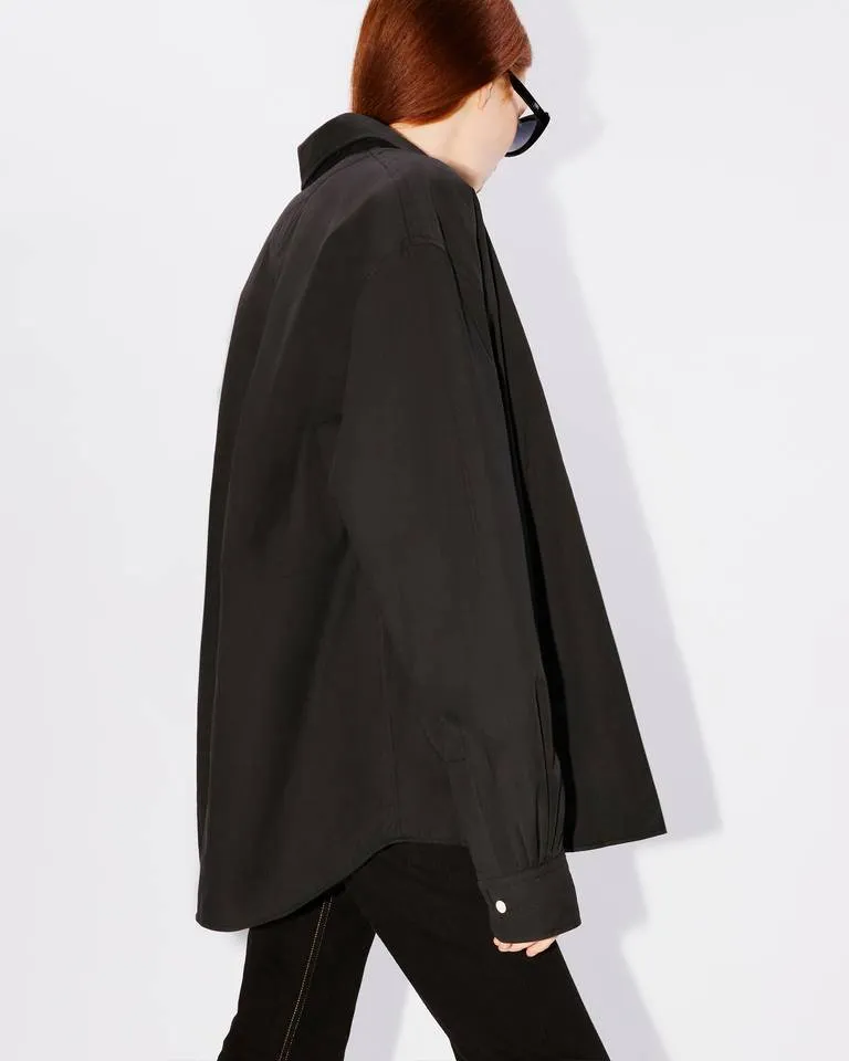 Logo Patch Buttoned Padded Shirt
