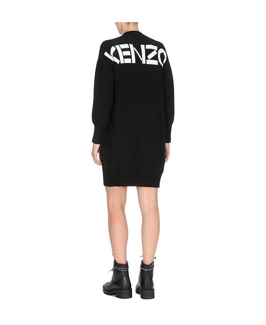 Long-Sleeved Knitted Dress