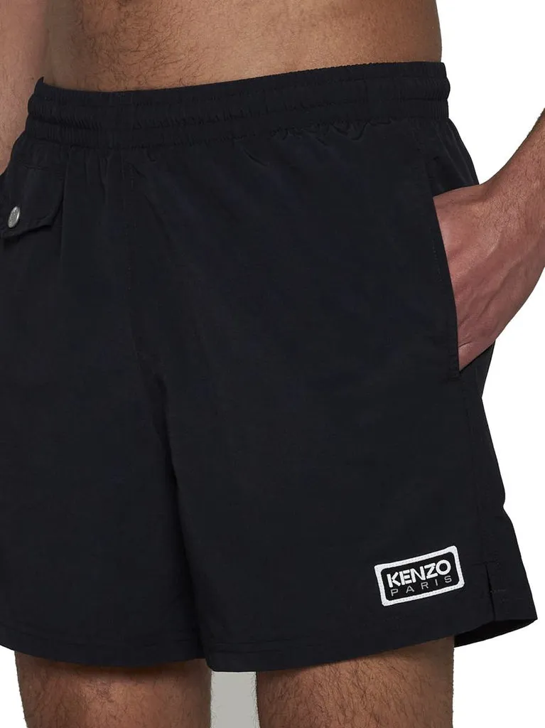 Logo Patch Swim Trunks