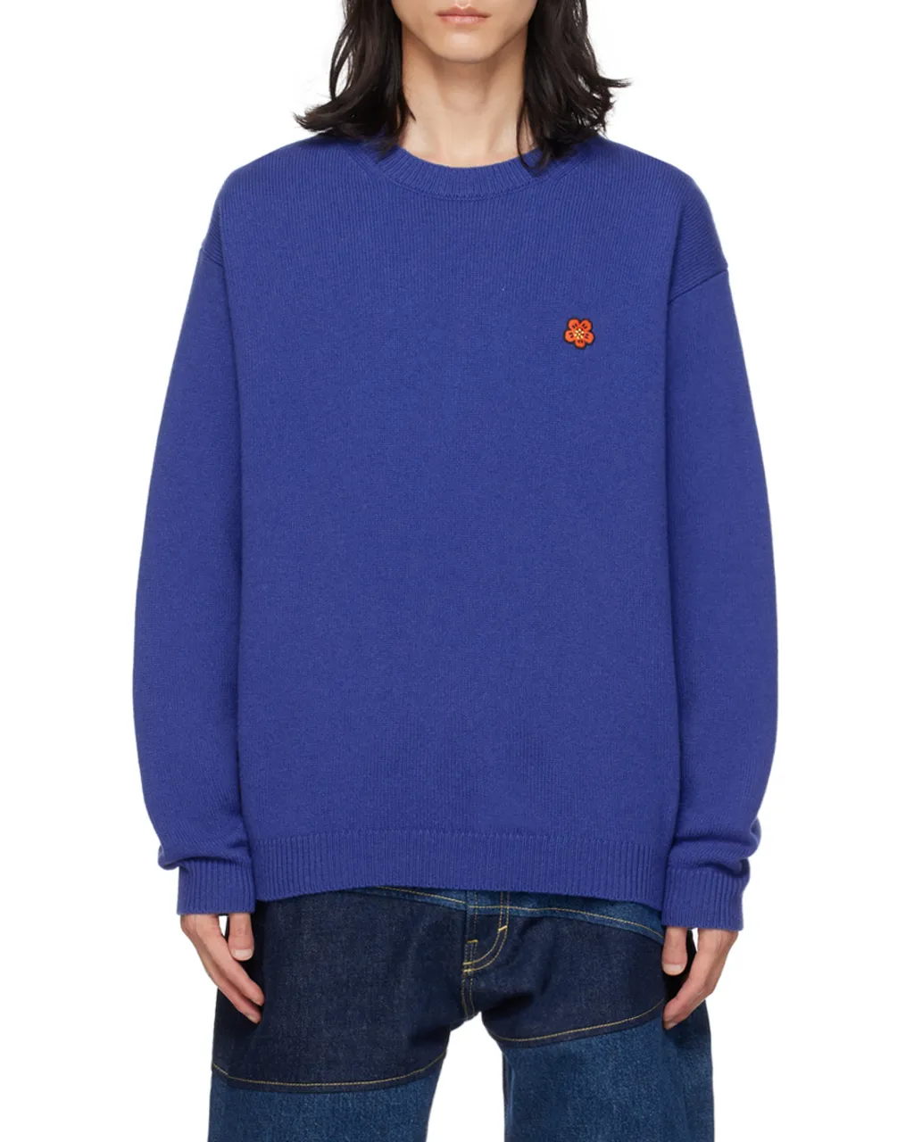 Boke Flower Crewneck Knitted Jumper