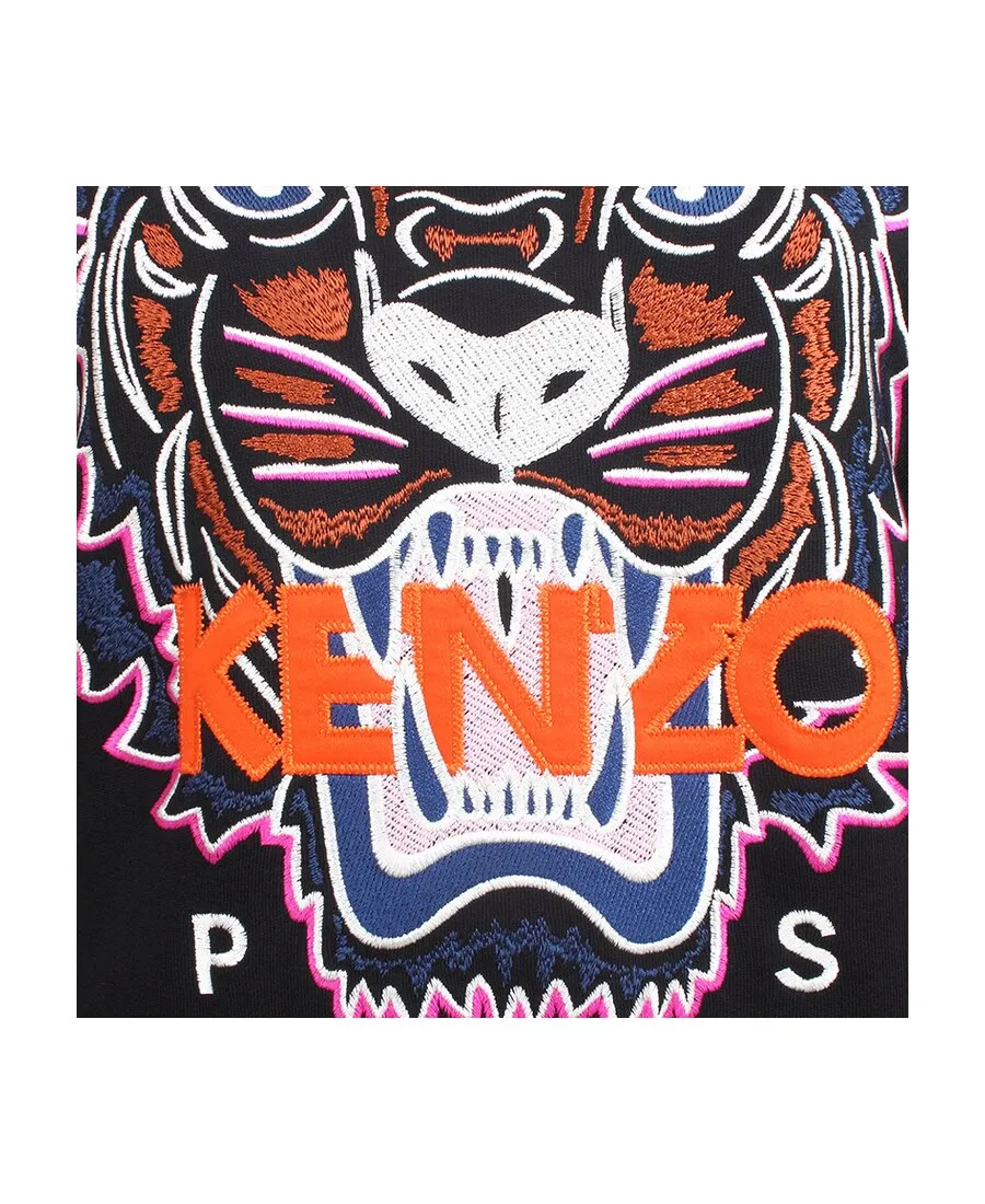 Logo Tiger Head Embroidered Sweater