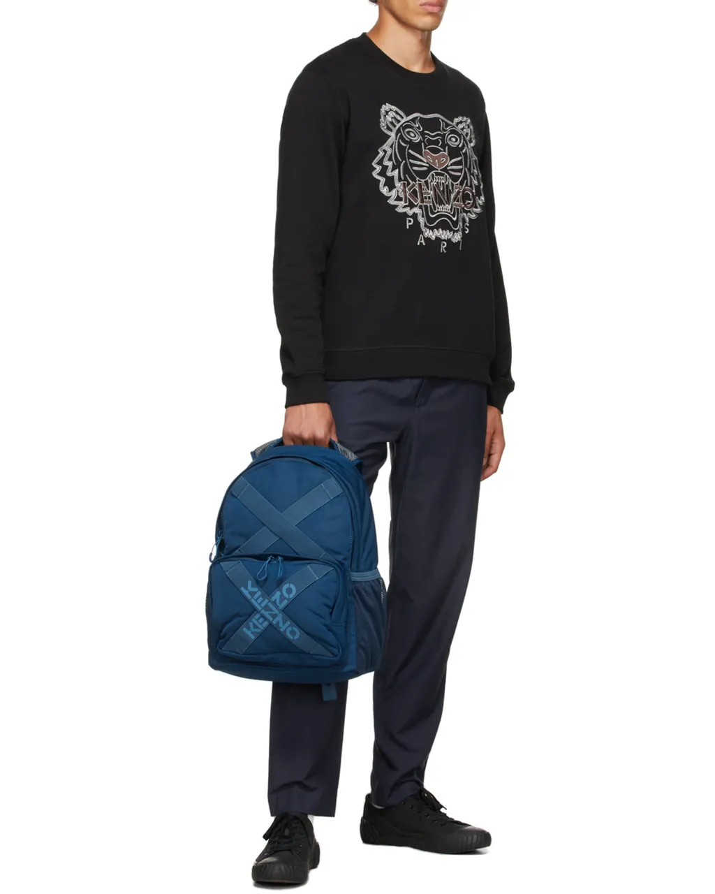 Embroidered-Tiger Sweatshirt